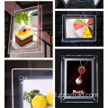 Nieuwe transparant Crystal Light Box Menu -bord